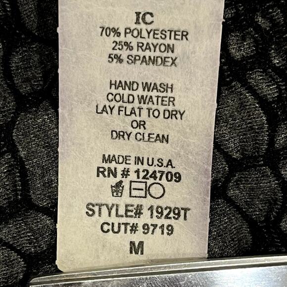 IC By Connie K Shirt Gray Swing Flowy Tunic Top Long Sleeve Womens Size Medium - Picture 8 of 9